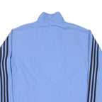 ADIDAS Womens Blue Jacket UK 18 Polyester Blend Zip Classic Sportswear