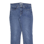 LEVI'S 312 Womens Jeans Blue Slim Straight Denim Medium W31 L32 Classic Fit Zip
