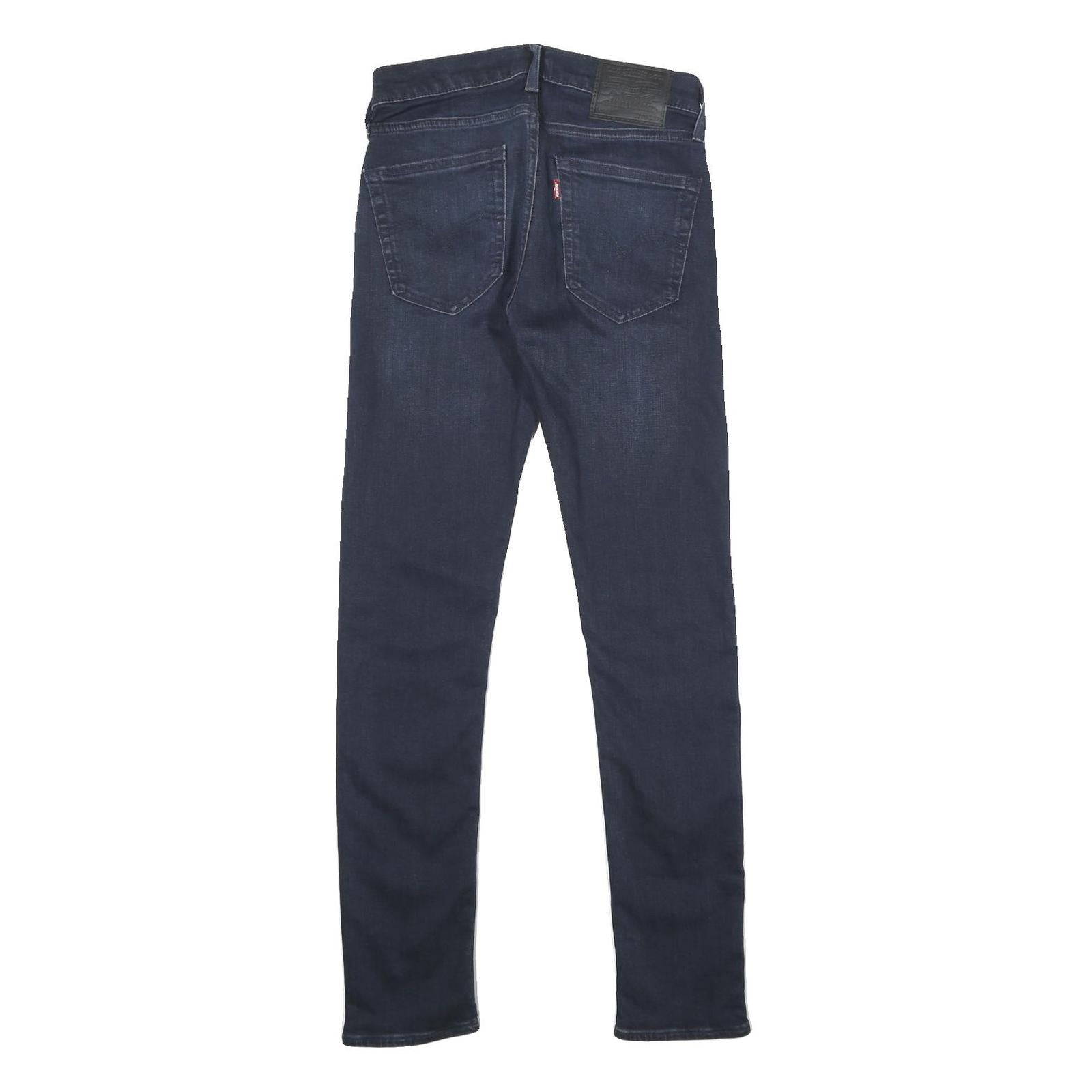LEVI'S 519 Mens Slim Skinny Denim Dark W29 L32 Stretch Cotton Blend Zip Jeans