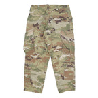 Mens Cotton Blend Camouflage Regular Fit Cargo Trousers W30 L25 Outdoor Utility