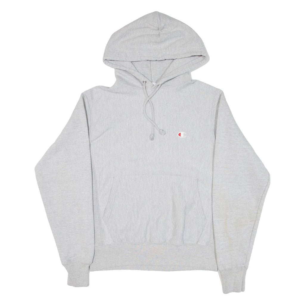CHAMPION REVERSE WEAVE Mens Grey Hoodie S