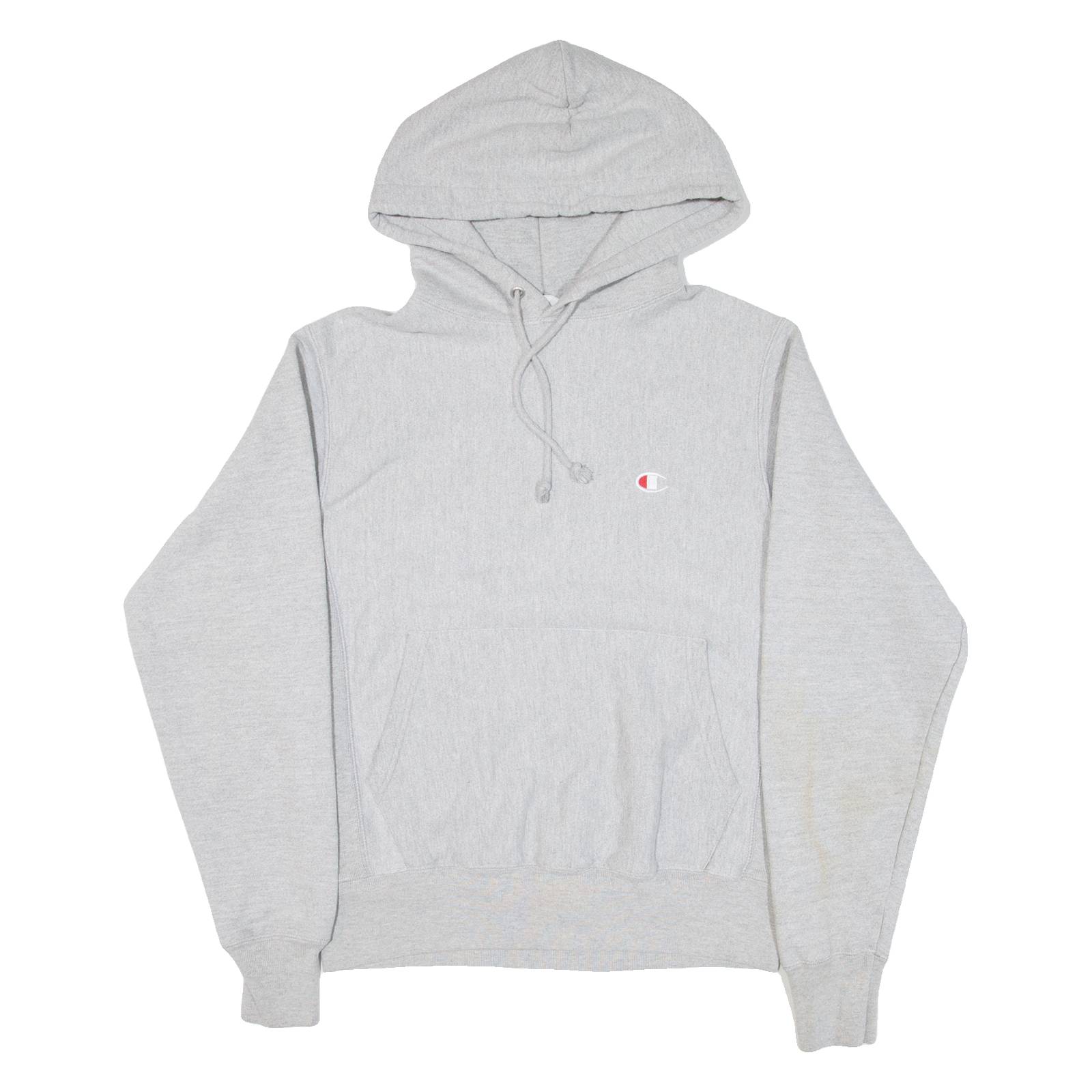CHAMPION REVERSE WEAVE Mens Grey Hoodie S