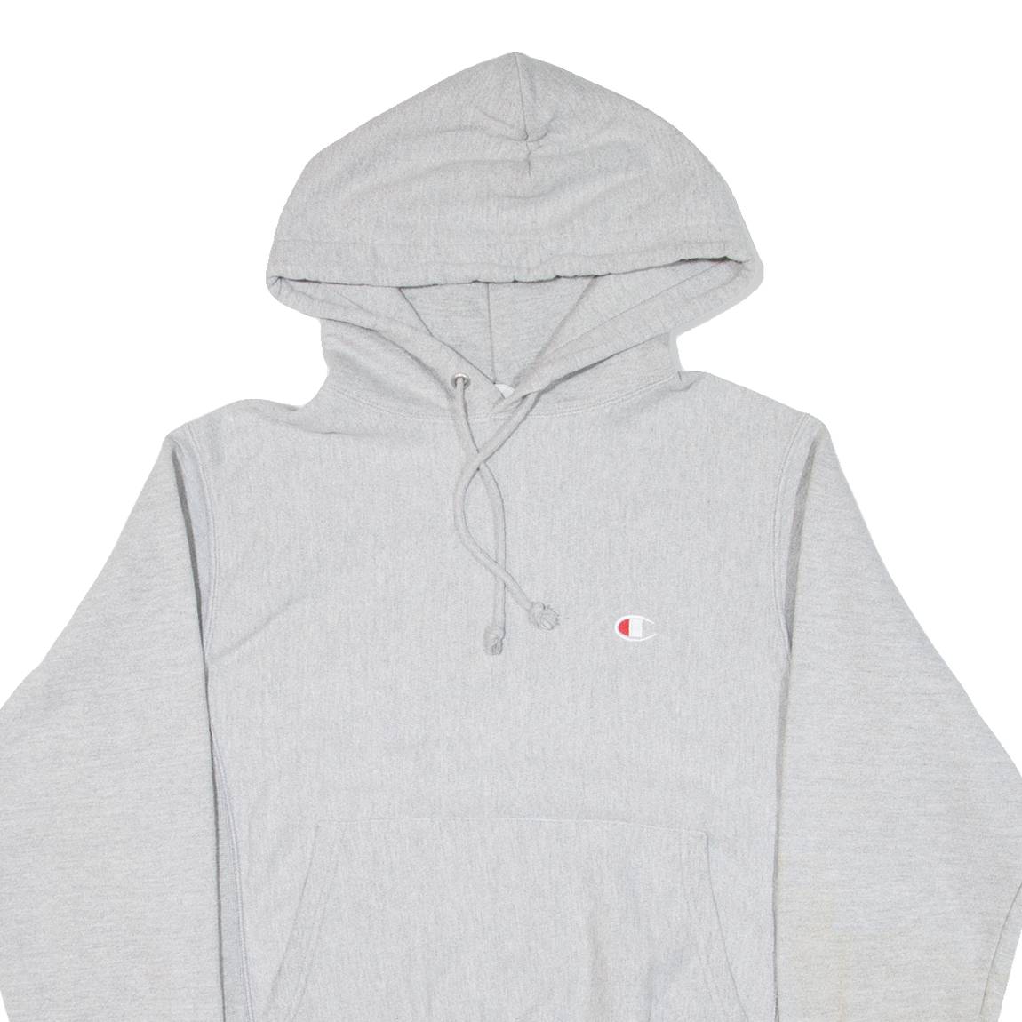 CHAMPION REVERSE WEAVE Mens Grey Hoodie S