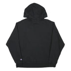 CHAMPION Mens Black Hoodie M Cotton Blend Pullover Sweatshirt