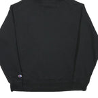 CHAMPION Mens Black Hoodie M Cotton Blend Pullover Sweatshirt