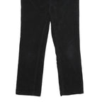 CALVIN KLEIN JEANS Womens Cotton Blend Black Regular Straight Trousers W30 L27