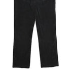 CALVIN KLEIN JEANS Womens Cotton Blend Black Regular Straight Trousers W30 L27