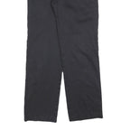 DICKIES Mens Cotton Blend Black Relaxed Straight Trousers W30 L32 Workwear