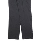 DICKIES Mens Cotton Blend Black Relaxed Straight Trousers W30 L32 Workwear
