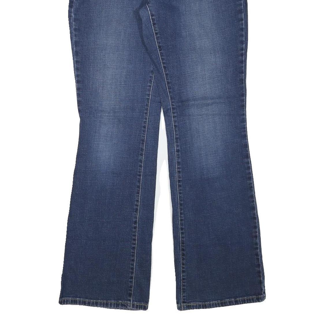 LEVI'S Womens Regular Blue Denim Flared Jeans W27 L30 Classic Cotton Blend Zip