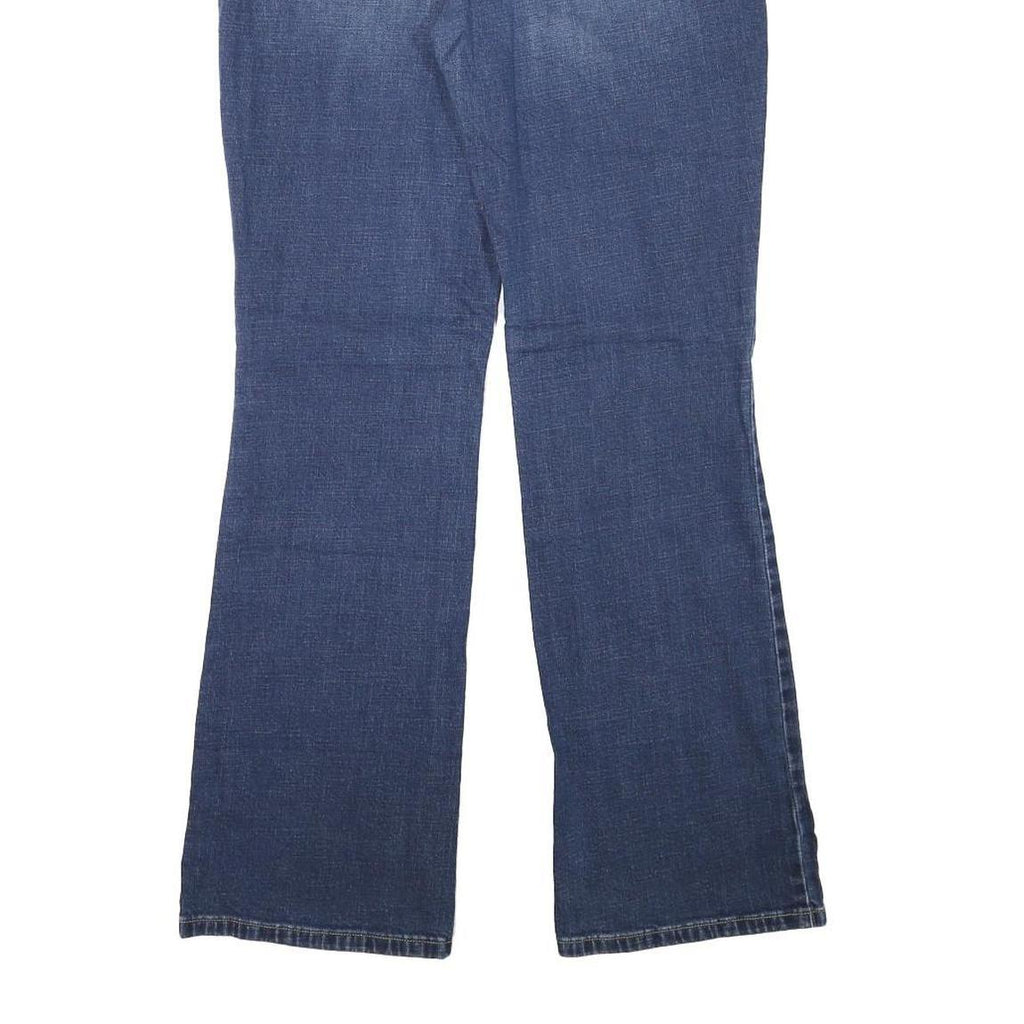 LEVI'S Womens Regular Blue Denim Flared Jeans W27 L30 Classic Cotton Blend Zip