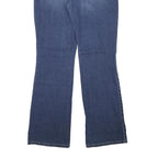 LEVI'S Womens Regular Blue Denim Flared Jeans W27 L30 Classic Cotton Blend Zip