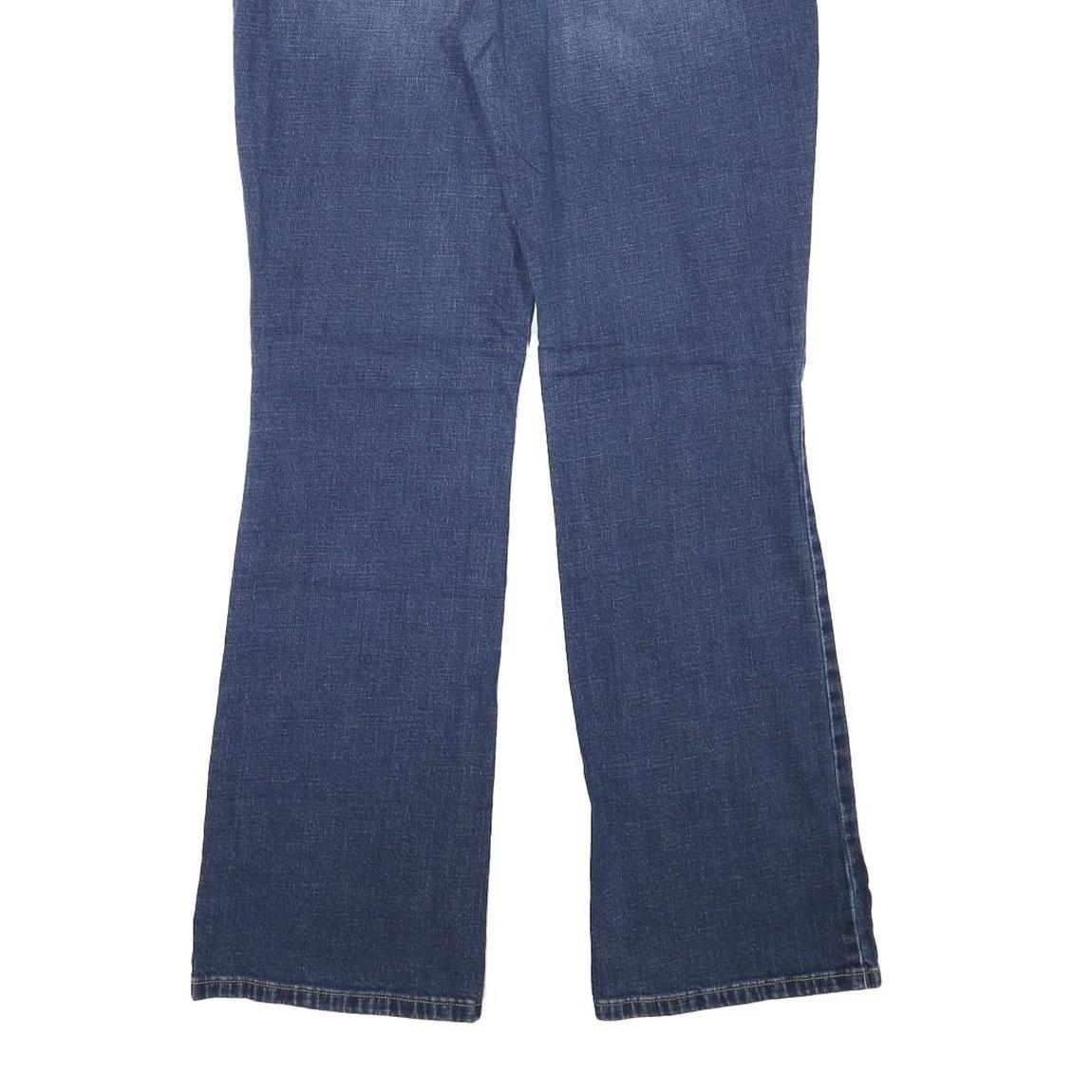 LEVI'S Womens Regular Blue Denim Flared Jeans W27 L30 Classic Cotton Blend Zip