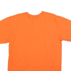 NFL Mens Orange Denver Broncos Graphic T-Shirt L Short Sleeve Crew Neck Cotton