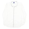 JOOP Mens White Slim Fit Shirt S Cotton Blend Long Sleeve Button Collar