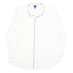 JOOP Mens White Slim Fit Shirt S Cotton Blend Long Sleeve Button Collar