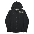 G-STAR Mens Black Jacket XL Polyester Hooded Zip Plain Casual Outerwear