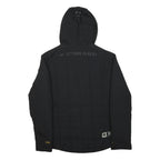 G-STAR Mens Black Jacket XL Polyester Hooded Zip Plain Casual Outerwear