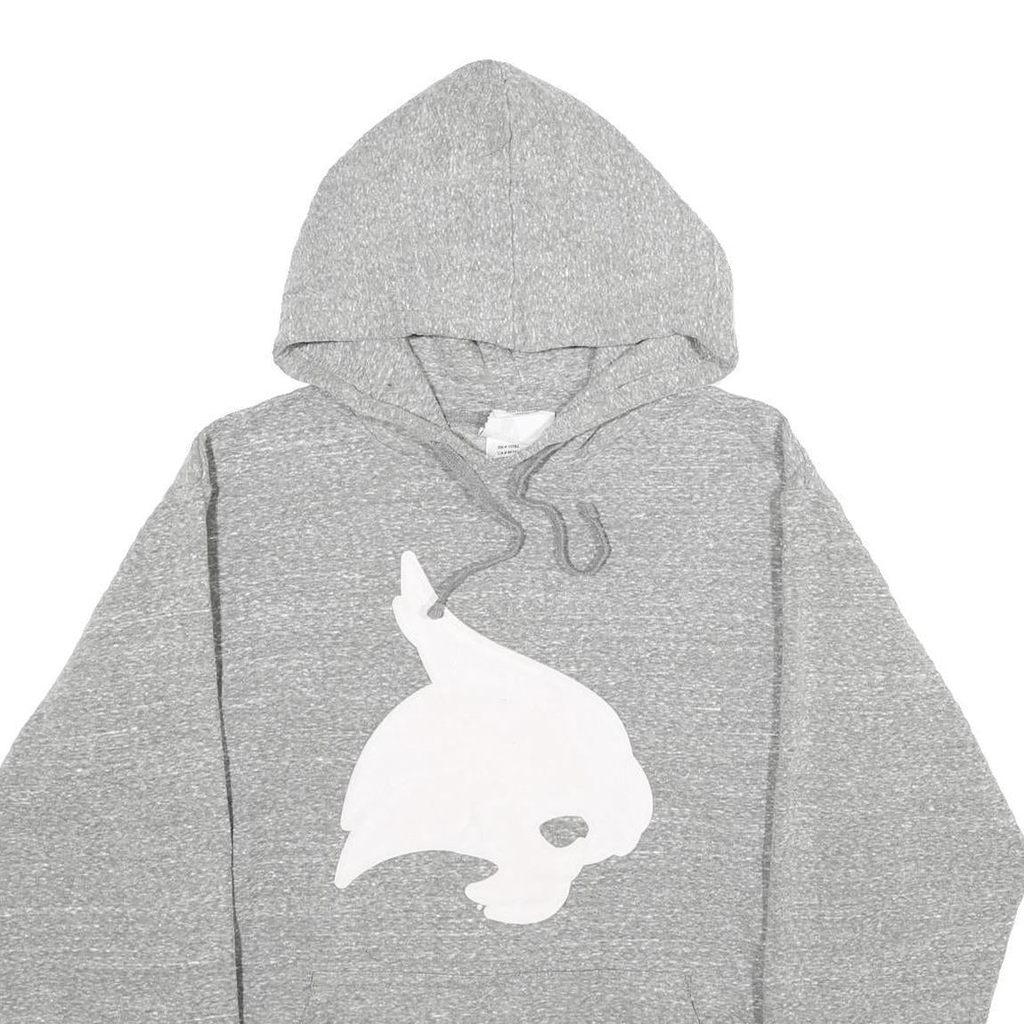 CHAMPION Mens Grey Hoodie M Cotton Blend Pullover Hooded Sweatshirt
