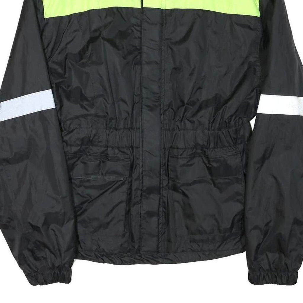 CRANE Mens Yellow & Black High Visibility Jacket S Polyester Blend Zip