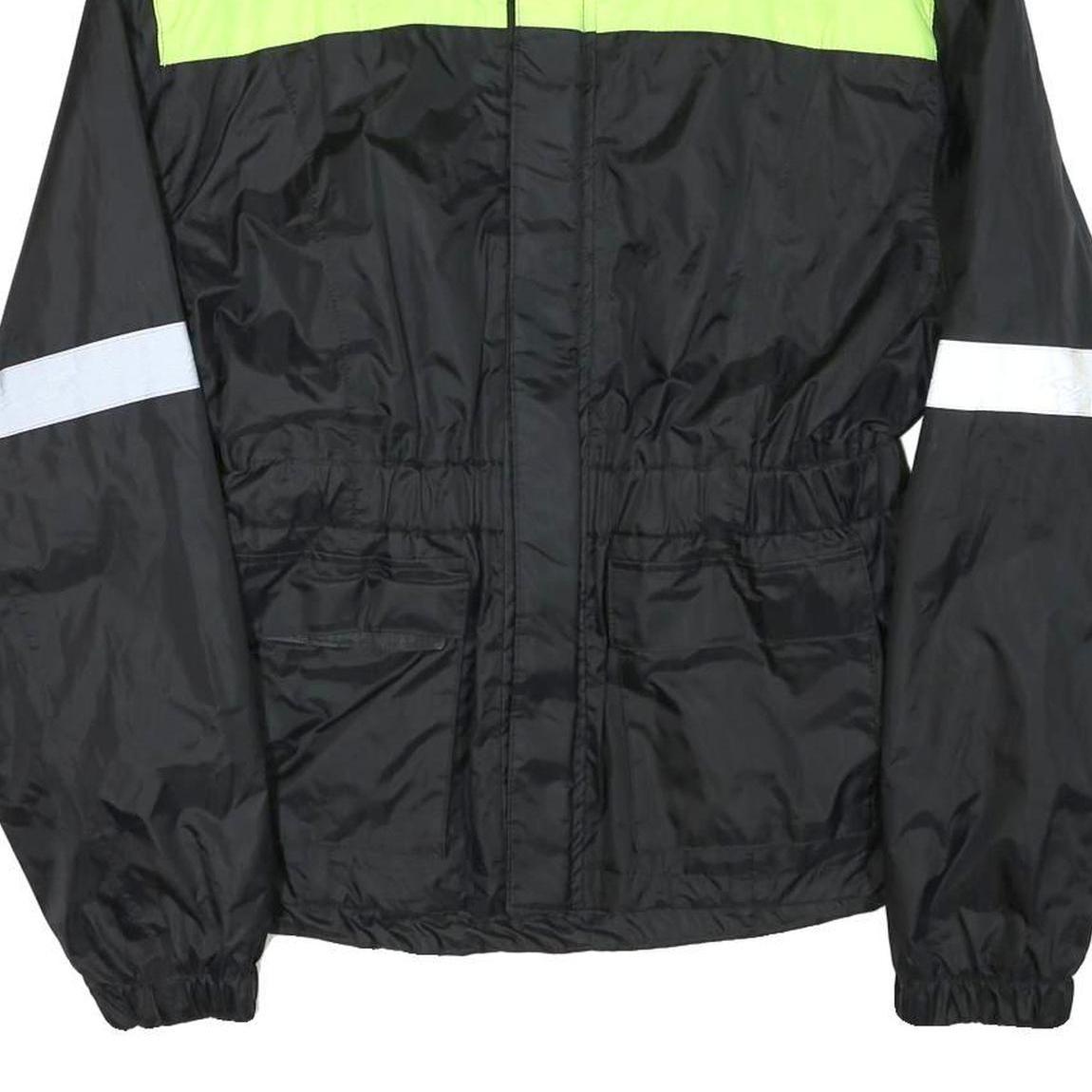 CRANE Mens Yellow & Black High Visibility Jacket S Polyester Blend Zip