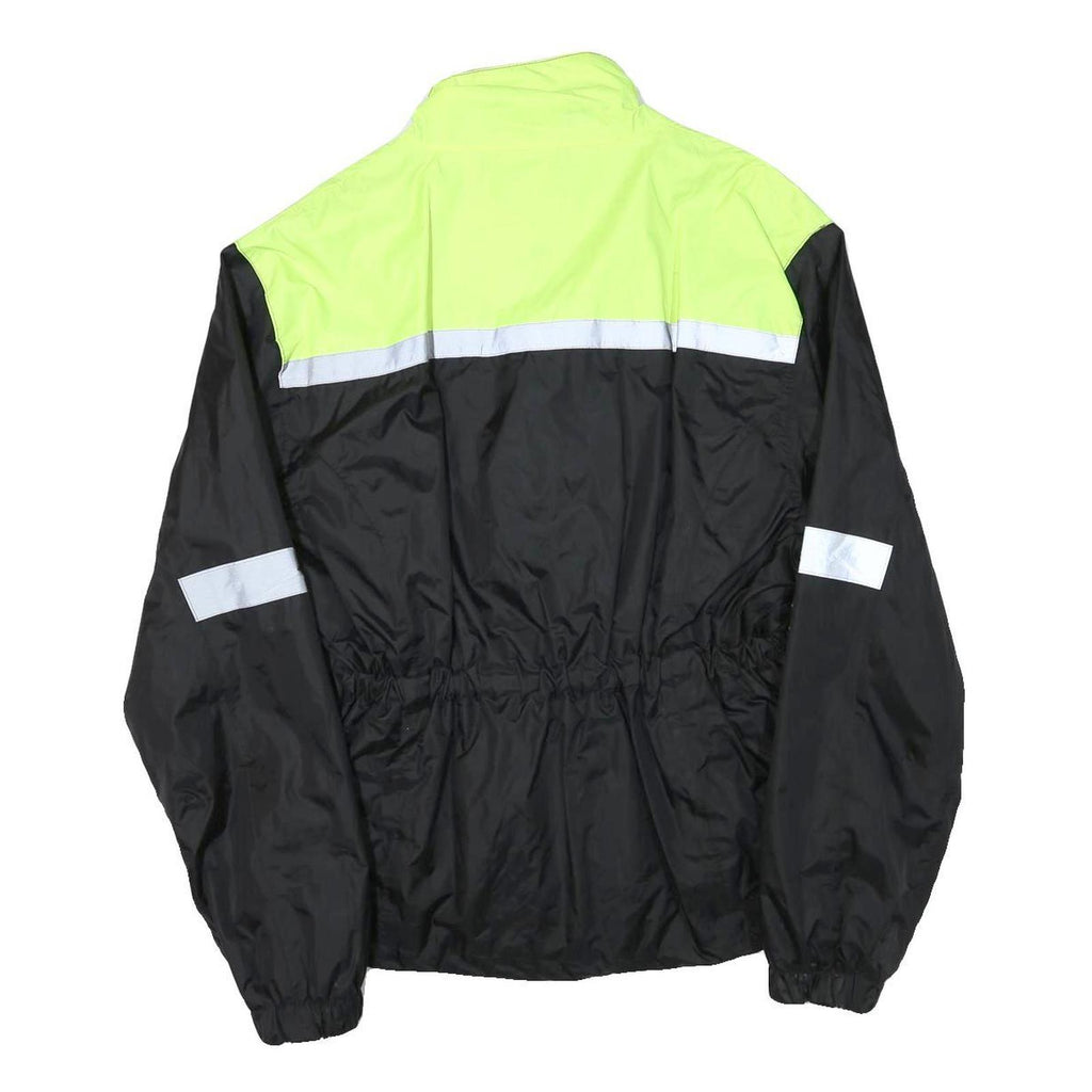 CRANE Mens Yellow & Black High Visibility Jacket S Polyester Blend Zip