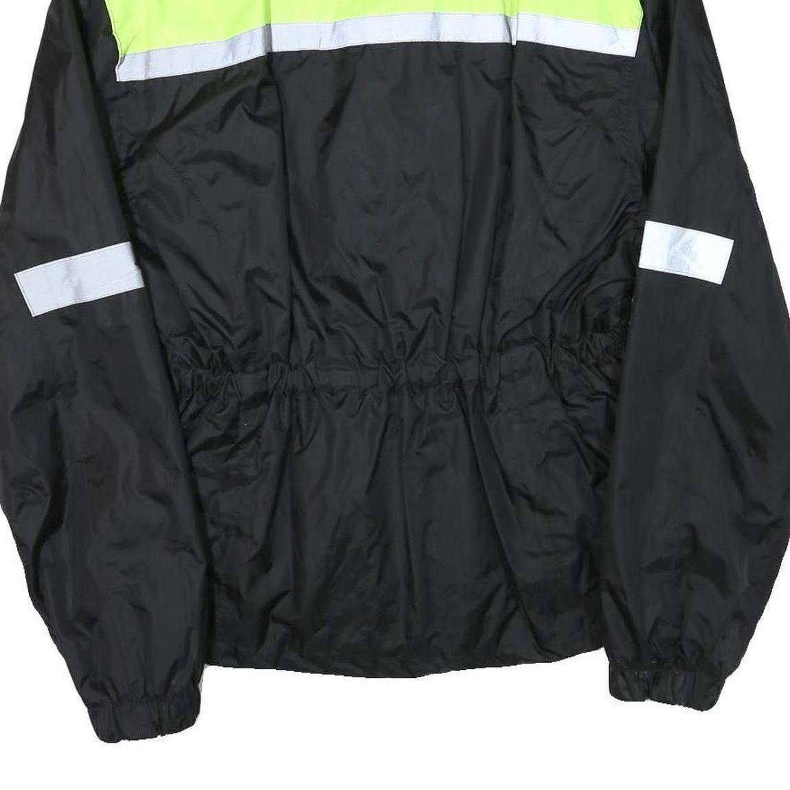 CRANE Mens Yellow & Black High Visibility Jacket S Polyester Blend Zip