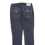 TRUE RELIGION Womens Slim Blue Denim Medium W29 L29 Slim Fit Zip Jeans