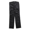 NILE Womens Cotton Blend Black Regular Fit Straight Leg Trousers W28 L30