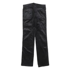 NILE Womens Cotton Blend Black Regular Fit Straight Leg Trousers W28 L30