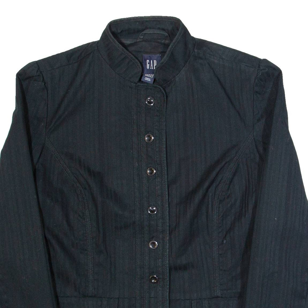 GAP Womens Blazer Jacket Black Striped UK 12
