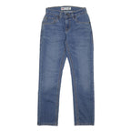 LEVI'S 511 Slim Boys Jeans Blue Denim W22 L26 Cotton Blend Zip Classic