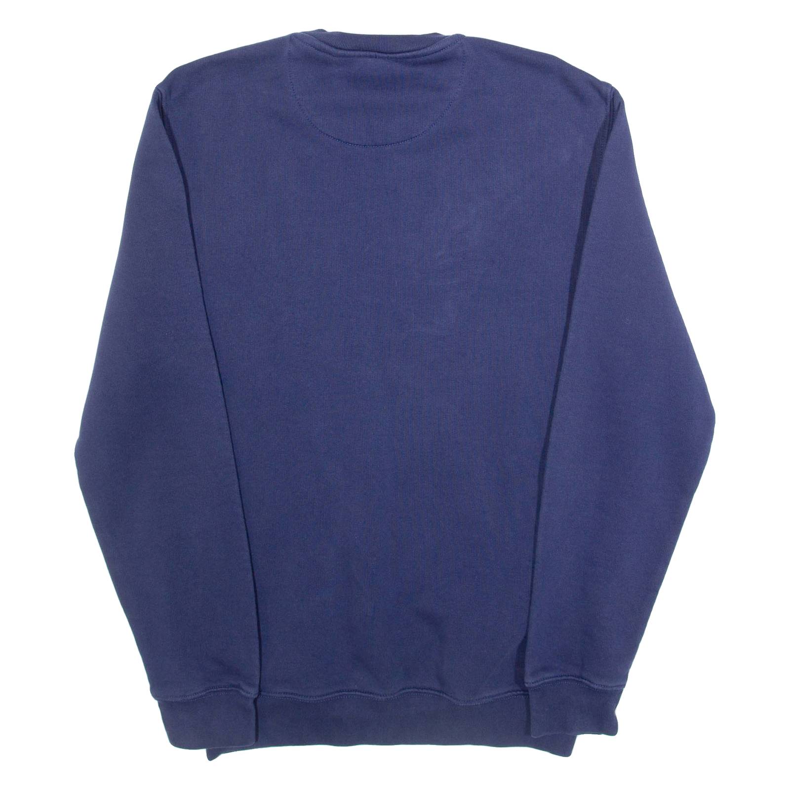 ENGELBERT STRAUSS Mens Sweatshirt Blue Crew Neck M