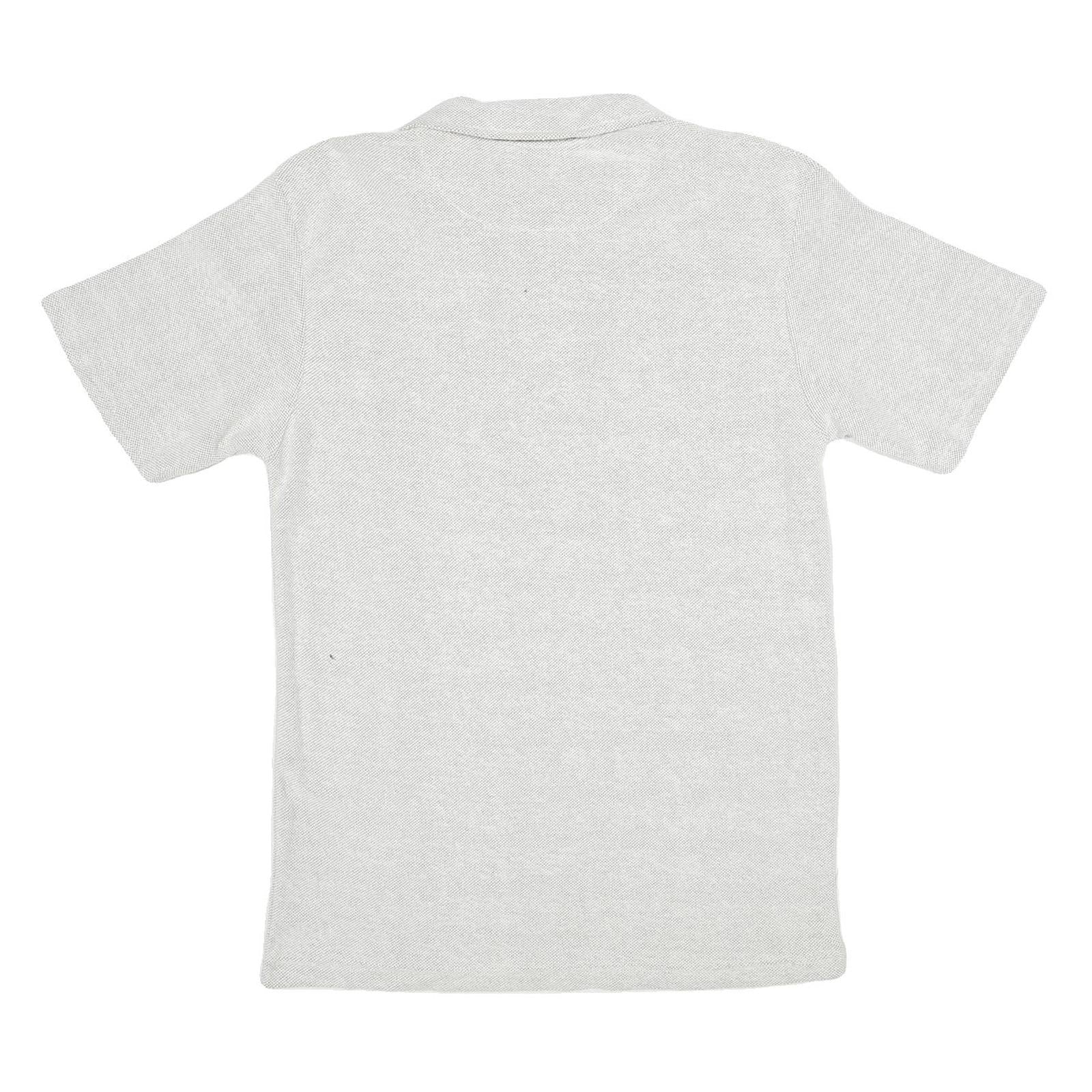 COMPAGNIE FRANCAISE Mens White Short Sleeve Polo Shirt L Cotton Blend Casual