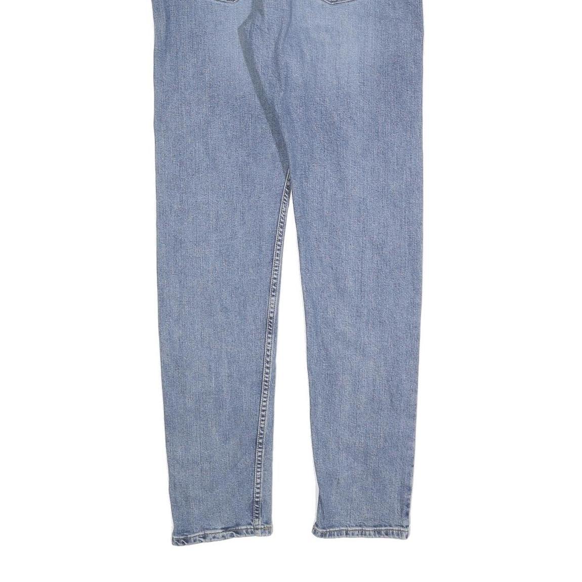 LEVI'S 512 Tapered Mens Jeans Blue Cotton Blend Slim W34 L34 Stylish Classic Fit