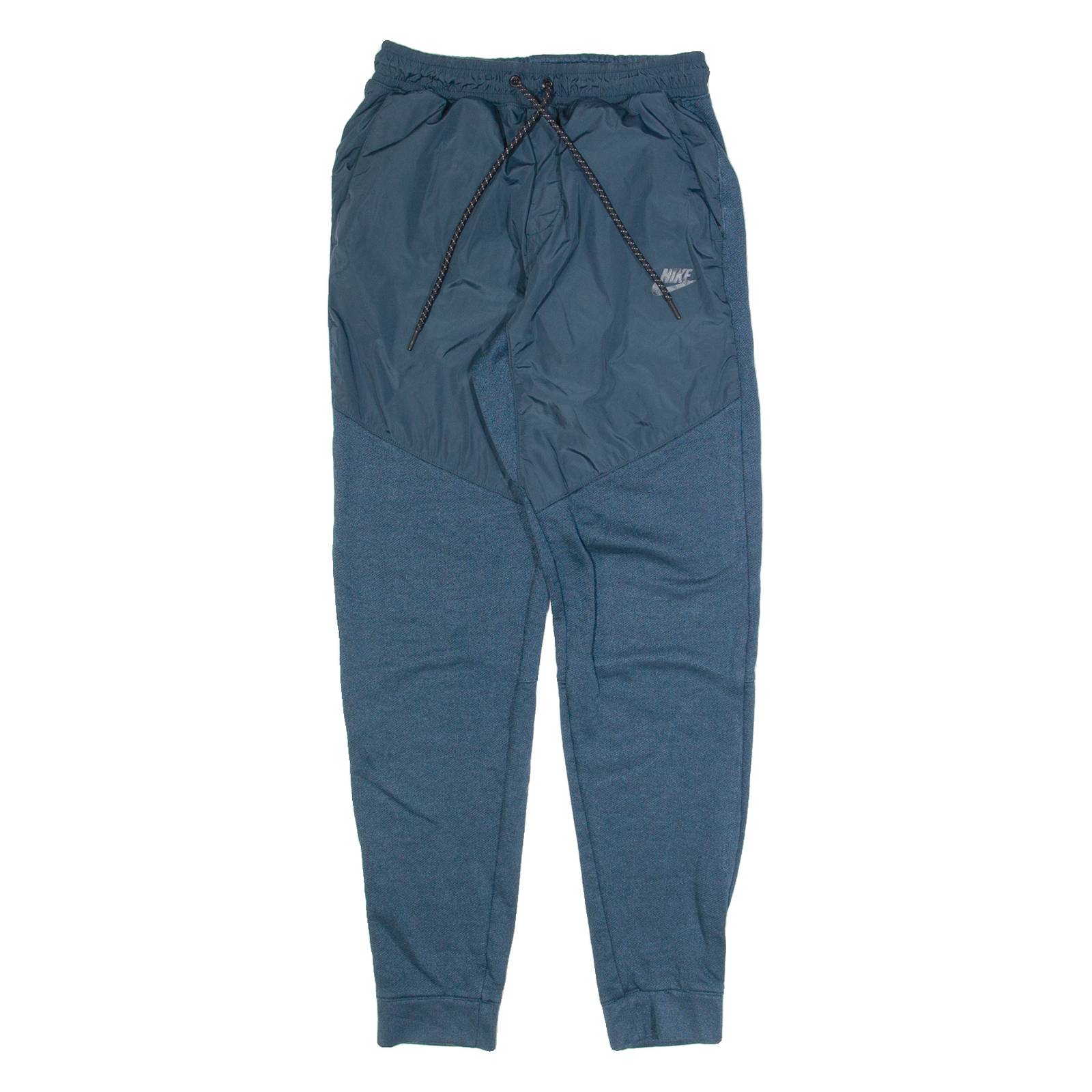 NIKE Mens Joggers Blue Tapered S W24 L28