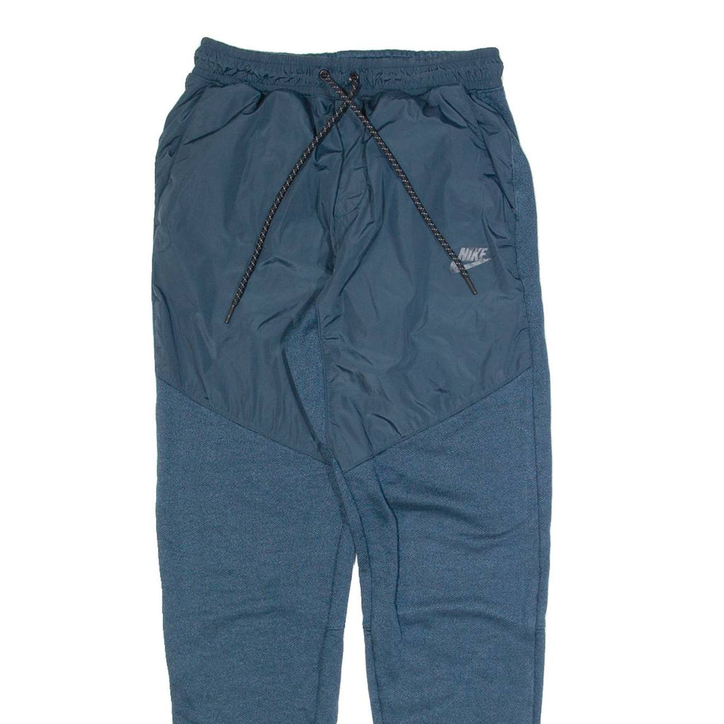 NIKE Mens Joggers Blue Tapered S W24 L28