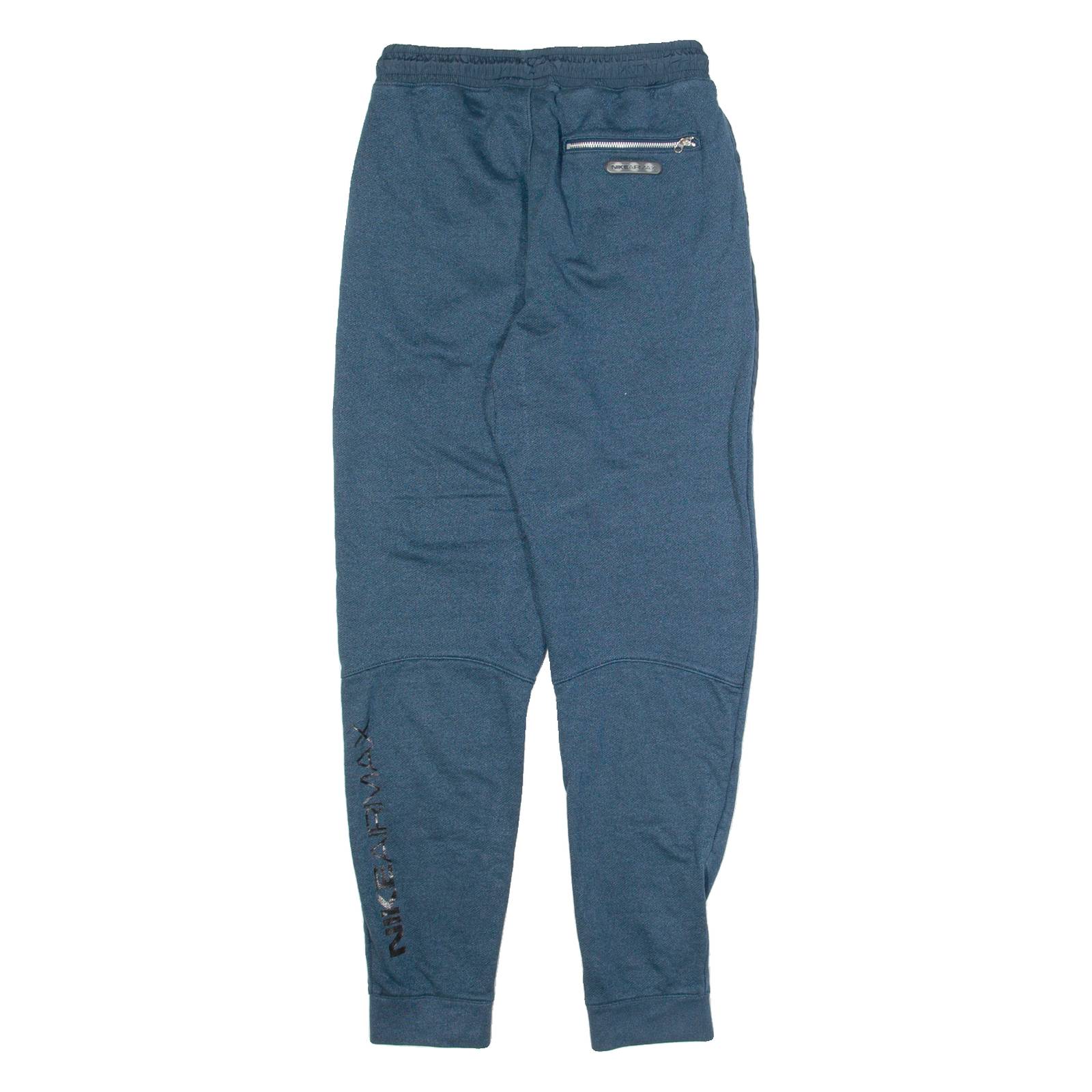 NIKE Mens Joggers Blue Tapered S W24 L28