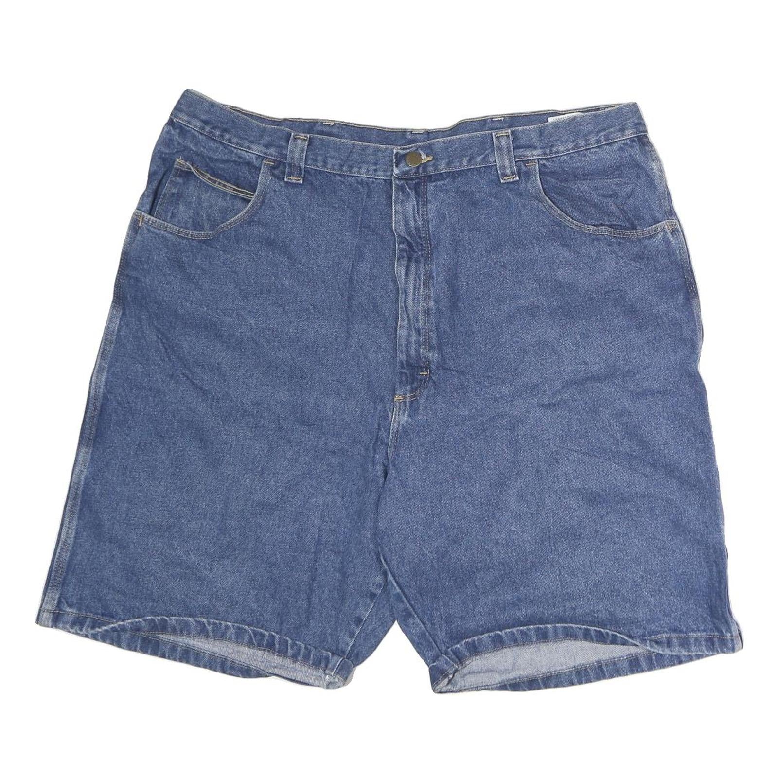 WRANGLER Mens Denim Blue Casual Shorts XL W41 Cotton Pockets