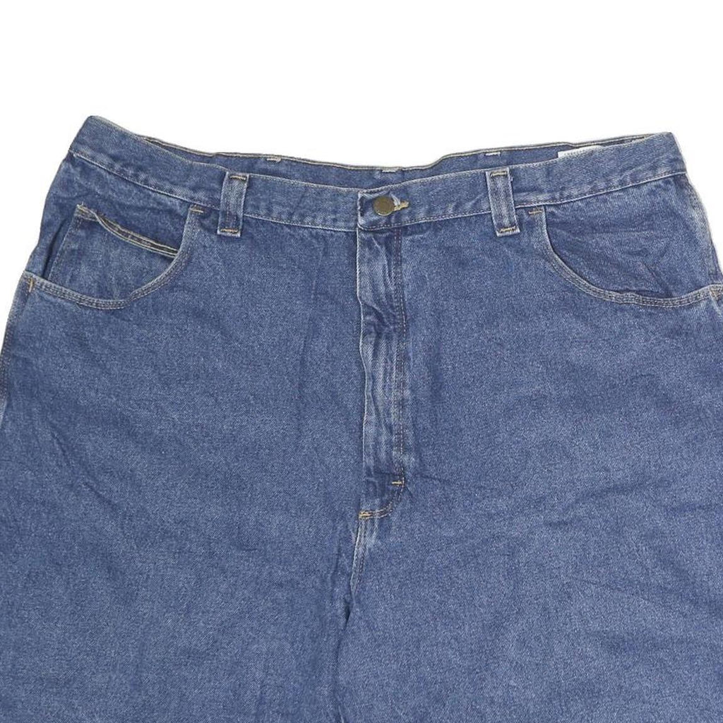 WRANGLER Mens Denim Blue Casual Shorts XL W41 Cotton Pockets