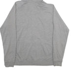 THE NORTH FACE Womens Grey Hoodie XL Cotton Blend Full Zip Casual Sweatshirt