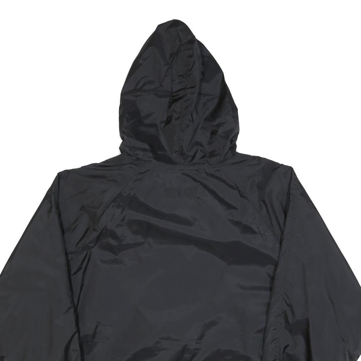 PORT AUTHORITY Mens Red & Black Baseball Mom Half Zip Nylon Jacket L Sport