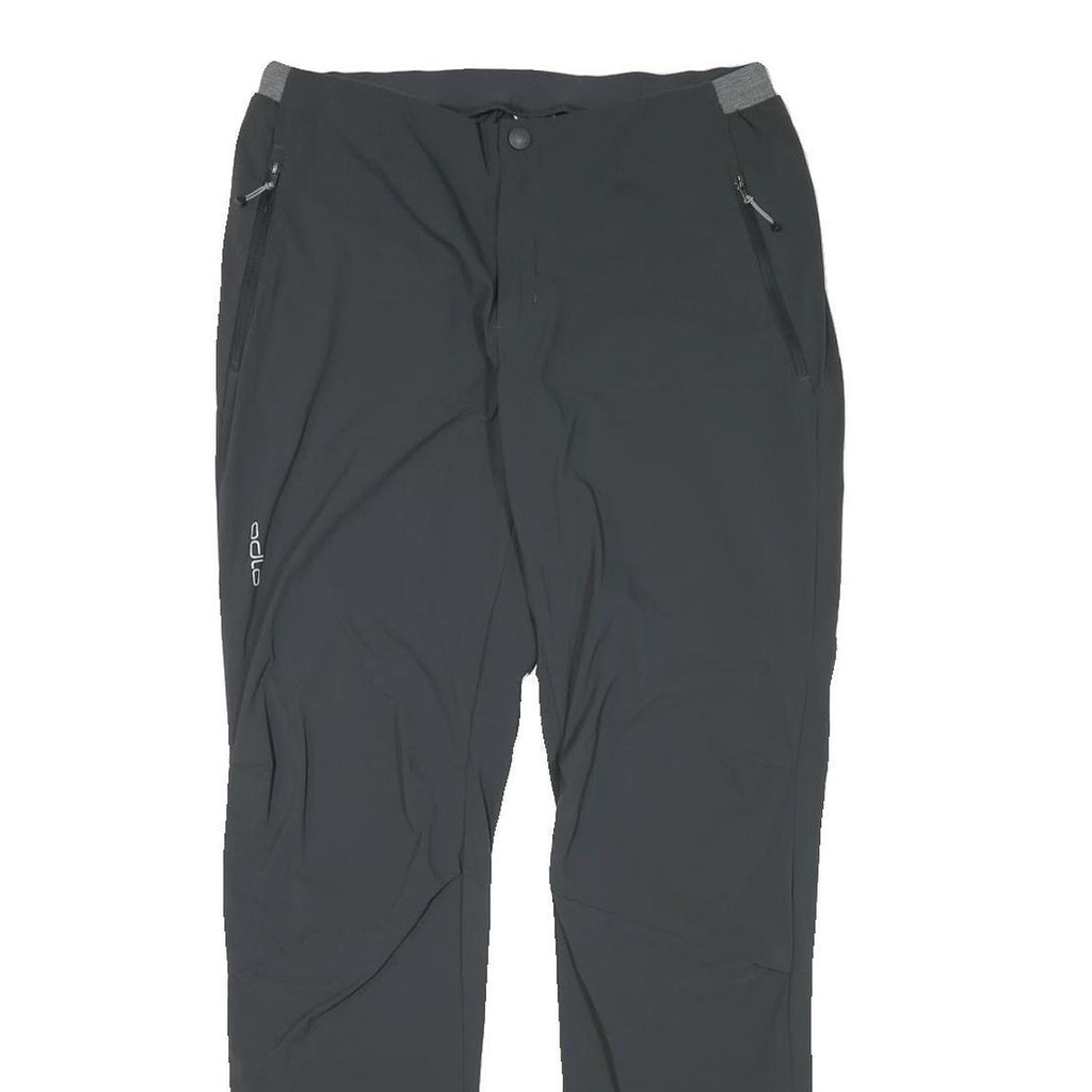 ODLO Womens Polyester Blend Black Slim Tapered Trousers W31 L32 Outdoor Active