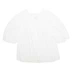 Womens Blouse White V-Neck L