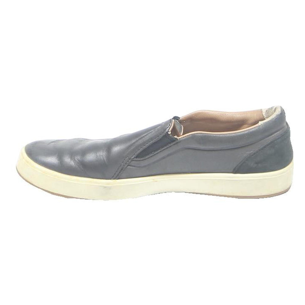 LACOSTE Womens Leather Slip-On Casual Shoes Grey UK 5 Comfortable Stylish
