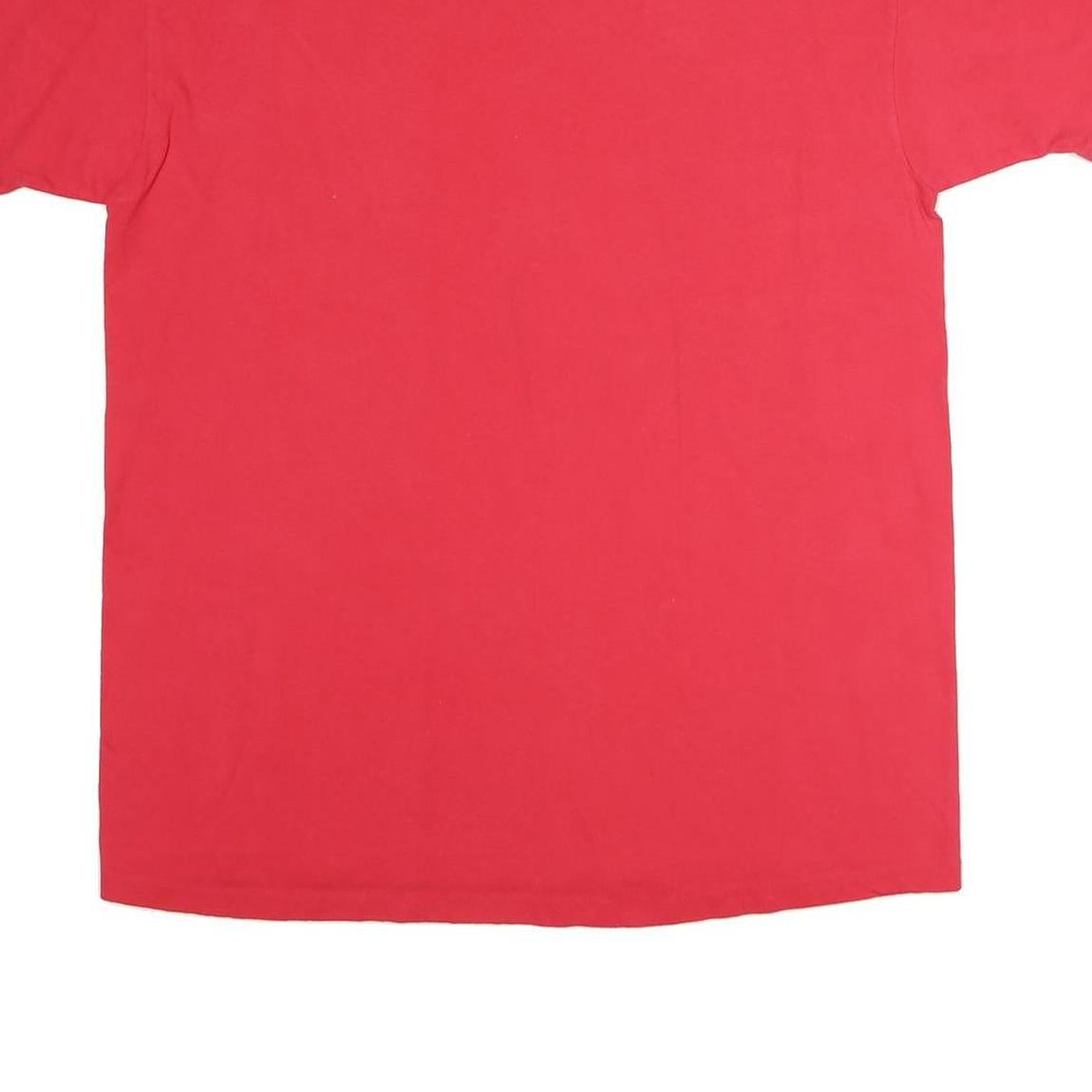 MV SPORT Mens Red Bradley Basketball T-Shirt XL Short Sleeve Crew Neck Cotton
