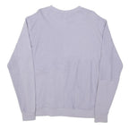 KANI Womens Lilac Patchwork Cotton Blend Crew Neck S Sweatshirt Casual