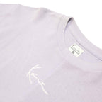 KANI Womens Lilac Patchwork Cotton Blend Crew Neck S Sweatshirt Casual