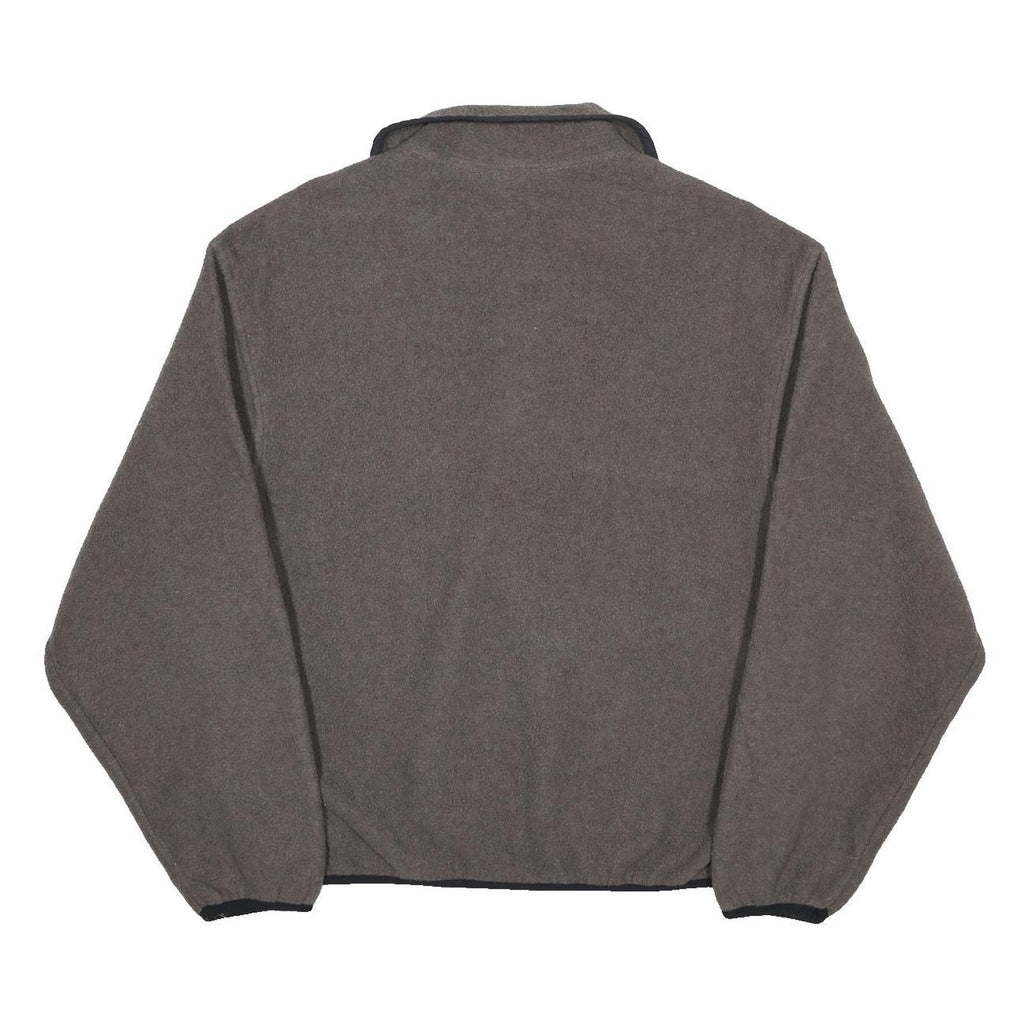 WOOLRICH Mens Grey Plain Pullover Crew Neck Basic Knit L Fleece Jumper