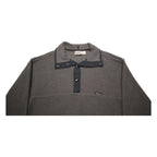WOOLRICH Mens Grey Plain Pullover Crew Neck Basic Knit L Fleece Jumper